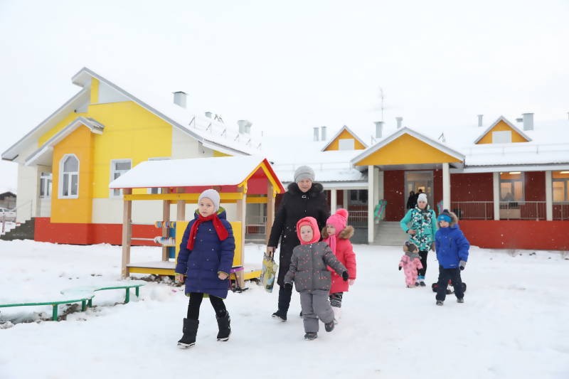 В архангельском посёлке Турдеевск открыли новый детский сад
